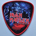 Iron Maiden - Patch - Iron Maiden Give Me Ed... Shield Patch Red Border