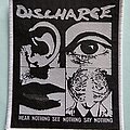 Discharge - Patch - Discharge Hear Nothing See Nothing Say Nothing Patch White Border