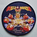 Helloween - Patch - Helloween Pumpkins United Circle Patch Blue Border
