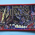 Iron Maiden - Patch - Iron Maiden Somewhere In Time Stripe Patch Red Border