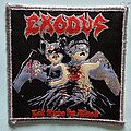 Exodus - Patch - Exodus Let There Be Blood Patch Silver Glitter Border