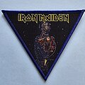 Iron Maiden - Patch - Iron Maiden Somewhere In Time Triangle Patch Blue Border