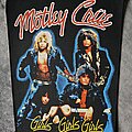 Mötley Crüe - Patch - Mötley Crüe Girls Girls Girls Backpatch 1980s