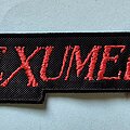 Exumer - Patch - Exumer Logo Shape Patch (Embroidered)