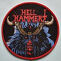 Hellhammer - Patch - Hellhammer Circle Patch Red Border