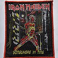Iron Maiden - Patch - Iron Maiden Somewhere In Time Patch 80's Red Border