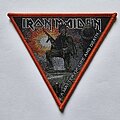 Iron Maiden - Patch - Iron Maiden A Matter Of Life And Death Triangle Patch Orange Border