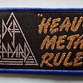 Def Leppard - Patch - Def Leppard Heavy Metal Rules Patch