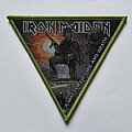 Iron Maiden - Patch - Iron Maiden A Matter Of Life And Death Triangle Patch Green Border