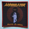 Annihilator - Patch - Annihilator Alice In Hell Patch Dark Red Border