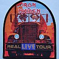Iron Maiden - Patch - Iron Maiden Real Live Tour Gravestone Patch Black Border