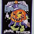 Helloween - Patch - Helloween Drunk Pumpkin Patch Purple Border