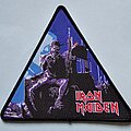 Iron Maiden - Patch - Iron Maiden 2 Minutes 2 Midnight Triangle Patch Black Border