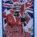 Iron Maiden - Patch - Iron Maiden The Trooper Patch Blue Border