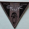 Celtic Frost - Patch - Celtic Frost Are You Morbid ? Triangle Patch Grey Border