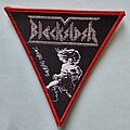 Blackslash - Patch - Blackslash Sinister Lightning Triangle Patch Red Border