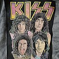 Kiss - Patch - Kiss  Lick It Up Band  Backpatch