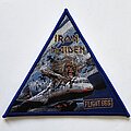 Iron Maiden - Patch - Iron Maiden Flight 666 Triangle Patch Blue Border