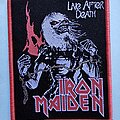 Iron Maiden - Patch - Iron Maiden Live After Death Patch Pink Border