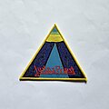 Judas Priest - Patch - Judas Priest Point Of Entry Triangle Patch Yellow Border