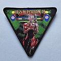 Iron Maiden - Patch - Iron Maiden Somewhere In Tour Triangle Patch Black Border