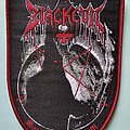 Blackevil - Patch - Blackevil Satanic Millennium Shield Patch Red Border