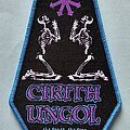 Cirith Ungol - Patch - Cirith Ungol The Frost The Fire It Burns Inside Of Me Coffin Patch Blue Border