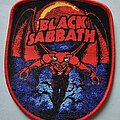 Black Sabbath - Patch - Black Sabbath Shield Patch Red Border
