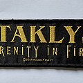 Kataklysm - Patch - Kataklysm Serenity In Fire Stripe Patch