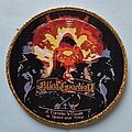 Blind Guardian - Patch - Blind Guardian A Traveler's Guide To Space And Time Circle Patch Gold Glitter...