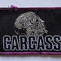 Carcass - Patch - Carcass Head Patch Purple Border