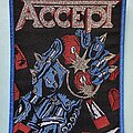 Accept - Patch - Accept Balls To The Wall Patch Blue Border