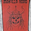 Manilla Road - Patch - Manilla Road Smiling Jack Backpatch Black Border