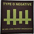 Type O Negative - Patch - Type O Negative We Are A Non Prophet Organization Patch