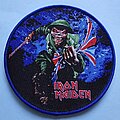 Iron Maiden - Patch - Iron Maiden  These Colours Don’t Run Circle Patch Blue Border