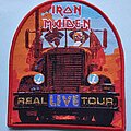 Iron Maiden - Patch - Iron Maiden Real Live Tour Gravestone Patch Red Border