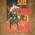 Ozzy Osbourne - Patch - Ozzy Osbourne The Ultimate Sin back patch