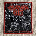 Caveman Cult - Patch - Caveman Cult Blood and Extinction glitter border