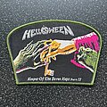 Helloween - Patch - Helloween - Keeper of the Seven Keys, Pt. II woven patch (Green border)