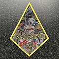 Iron Maiden - Patch - Iron Maiden - Somewhere In Time woven patch (Yellow border)