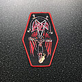 Slayer - Patch - Slayer - woven patch (Red border)