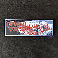 Cannibal Corpse - Patch - Cannibal Corpse - Tomb of the Mutilated woven patch (Blue border)