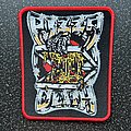 Pizza Death - Patch - Pizza Death - 80's Chrome woven patch (Red border)