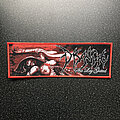 Disgorge - Patch - Disgorge - She Lay Gutted woven patch (Red border)