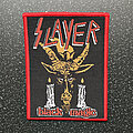 Slayer - Patch - Slayer - Black Magic woven patch (Red border)
