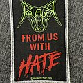 Ravager - Patch - Ravager - From Us with Hate Silver Border Patch