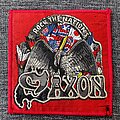 Saxon - Patch - Saxon - Rock the Nation Woven Patch