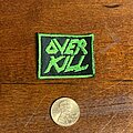 Overkill - Patch - Overkill Mini Green Logo Patch