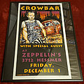 Crowbar - Other Collectable - Crowbar 13x23 Concert Poster Zeppelin's - New Orleans, LA 12/01/95  (Allen...