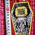 Napalm Death - Patch - Napalm Death Scum Coffin Yellow